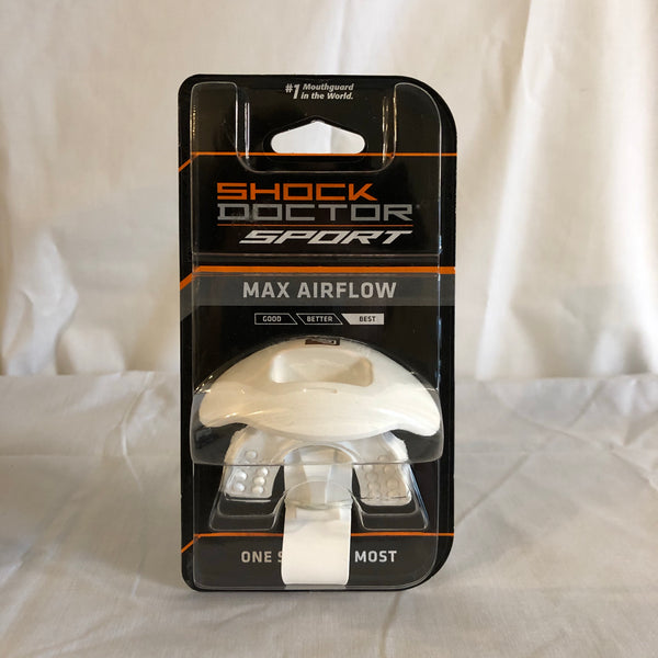 Max Airflow Lipguard by Shock Doctor - White - One Size Fits Most