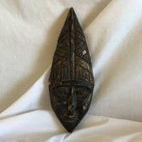 Vintage Handcarved Man Face Sculpture