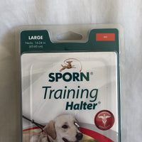 Sporn Training Halter - Red - Size Large