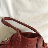 Tod's Burgundy Leather Purse