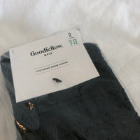 Goodfellow Socks - 2 Pairs - Teal and Grey