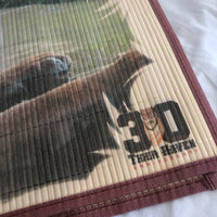 3D Tiger Haven Anniversary Bamboo Placemats Set Of 3