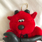 Fun World Red Devil Bear Plush