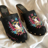 Ed Hardy Wood Mules