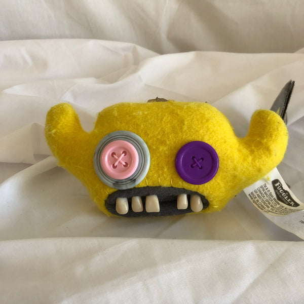 Yellow Fuggler Head Keychain