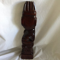 Vintage Polynesian (Moari) Wood Carving Art Mask