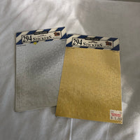 Gold and Silver Star Sticker Sheets