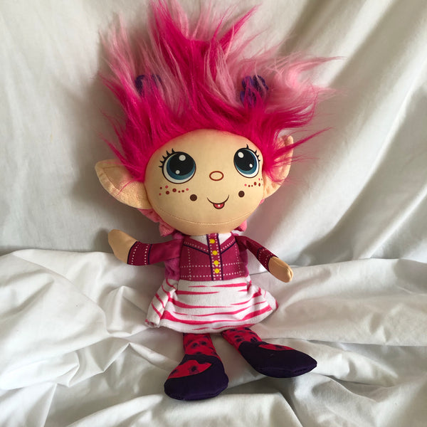 Flip Zee Girls Trolls Plush Doll