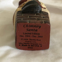 Chimney Santa by Miss Martha Originals