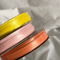 Offray Ribbon - Yellow, Pink & Peach - Set of 3
