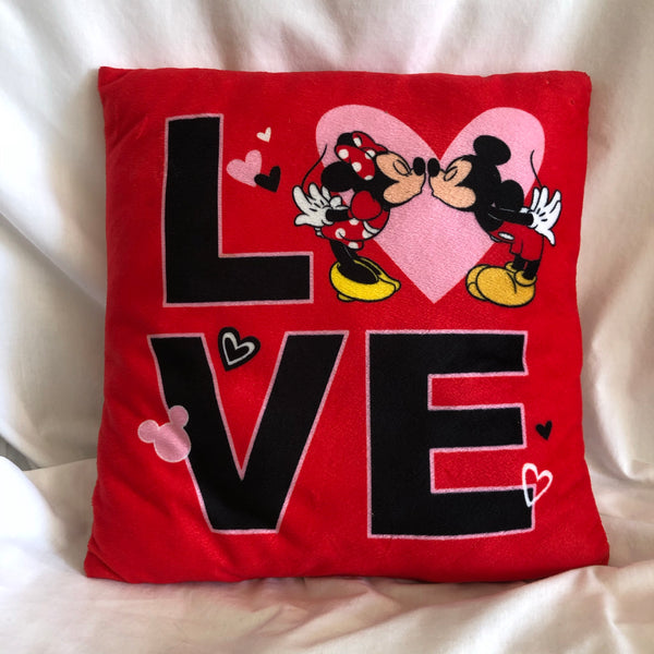 Disney Minnie & Mickey LOVE Pillow