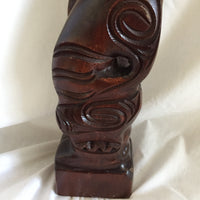 Vintage Polynesian (Moari) Wood Carving Art Mask