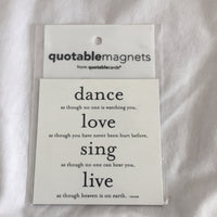 Quotable Magnets