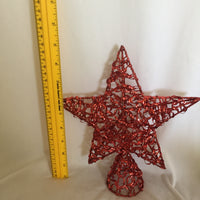 Winter Wonder Lane Metallic Star Tree Topper