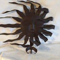 Metal Sun Wall Decor