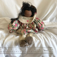 African American Shelf Sitter Best Friend Doll