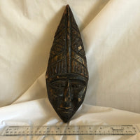 Vintage Handcarved Man Face Sculpture