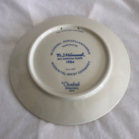 Vintage 1984 Goebel MJ Hummel Annual Plate Collectors Plate