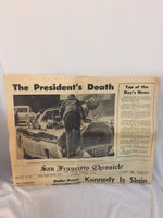 San Francisco Chronicle JFK Assassination November 23, 1963