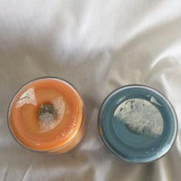 Candle - Lite - Orange Vanilla Dreamsicle & Ocean Blue Mist 3 Oz Each (Set Of 2)