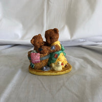 Mama Bear Bathing Baby Bear Figurine