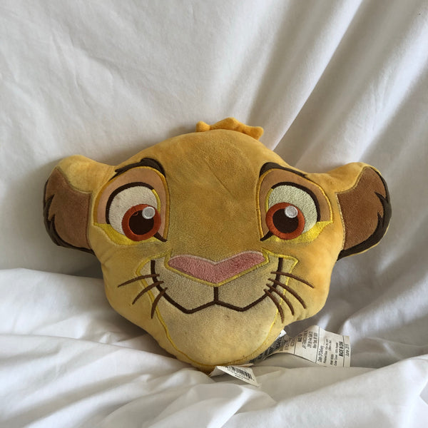 Disney Lion King Simba Head Pillow Plush