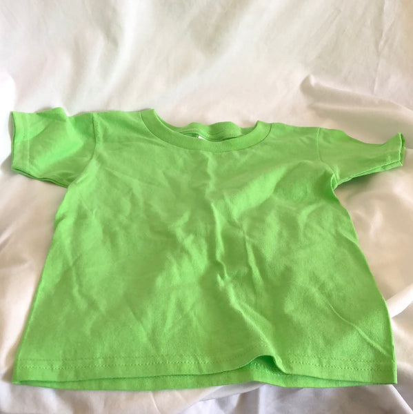 Neon Green Gildan T Shirt - Size 3T