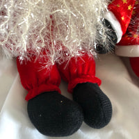 Christmas Santa Claus Plushes - Set Of 3