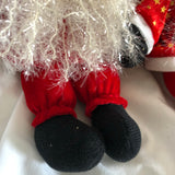 Christmas Santa Claus Plushes - Set Of 3