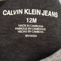 Calvin Klein Jeans Onesie- Size 12 Months