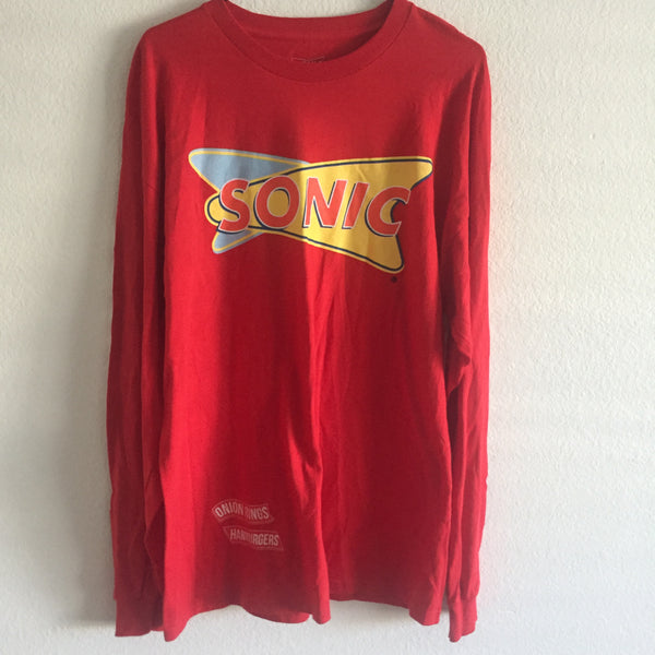 Sonic Long Sleeve T-Shirt Unisex Adult Size- XL