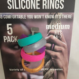 Every Ring Silicone Rings Size Medium 5 Pack