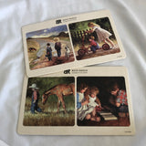 Boys Ranch Cardboard Coasters