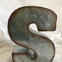 ‘ S ‘  Metal Decor