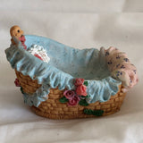 Ceramic Baby Basket