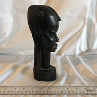 Handmade African Woman Ebony Wood Statue