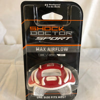 Max Airflow Lipguard by Shock Doctor - Red - One Size Fits Most