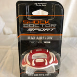 Max Airflow Lipguard by Shock Doctor - Red - One Size Fits Most