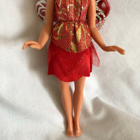 Red Glitter Fairy Doll