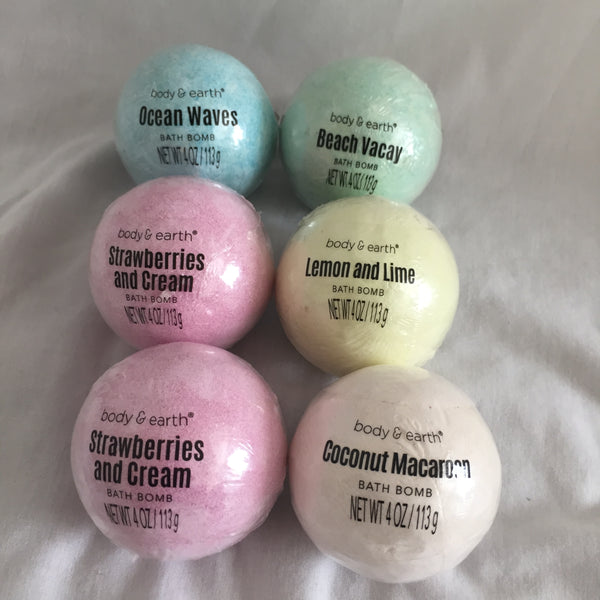 Body & Earth Bath Bombs - Set of 6