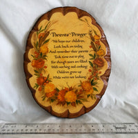 Parents Prayer Wooden Wall Decor