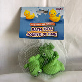 Green Frogs Bath Toys