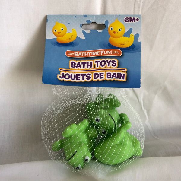 Green Frogs Bath Toys