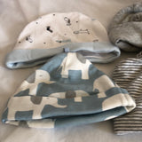 Baby Beanie Hats - Sizes: 3 Months & No Size - Set of 4