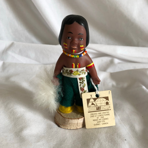 Indien Art Eskimo - Eskimo Boy Figurine