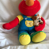 1997 Sesame Street Magic Lights Elmo Plush Toy