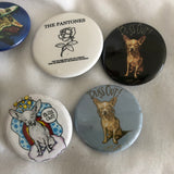 Button Pins - Set Of 6