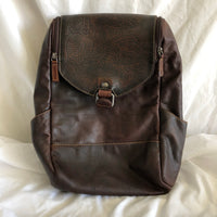 Brown Leather Backpack