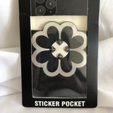 Flower Sticker Pocket for Phone