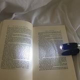 Portable Travel Book Reading Light Lamp Clip